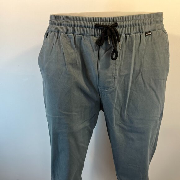 Hurley Men's Smoke Grey Outsider Icon Straight Joggers - Size Medium - Picture 3 of 6